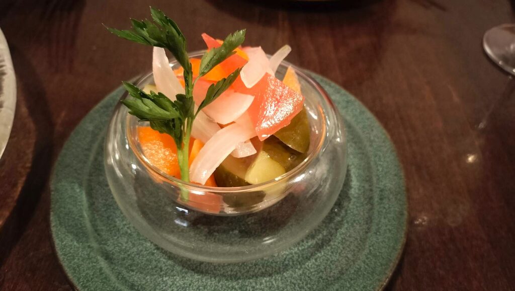 自家製ピクルス（550円）