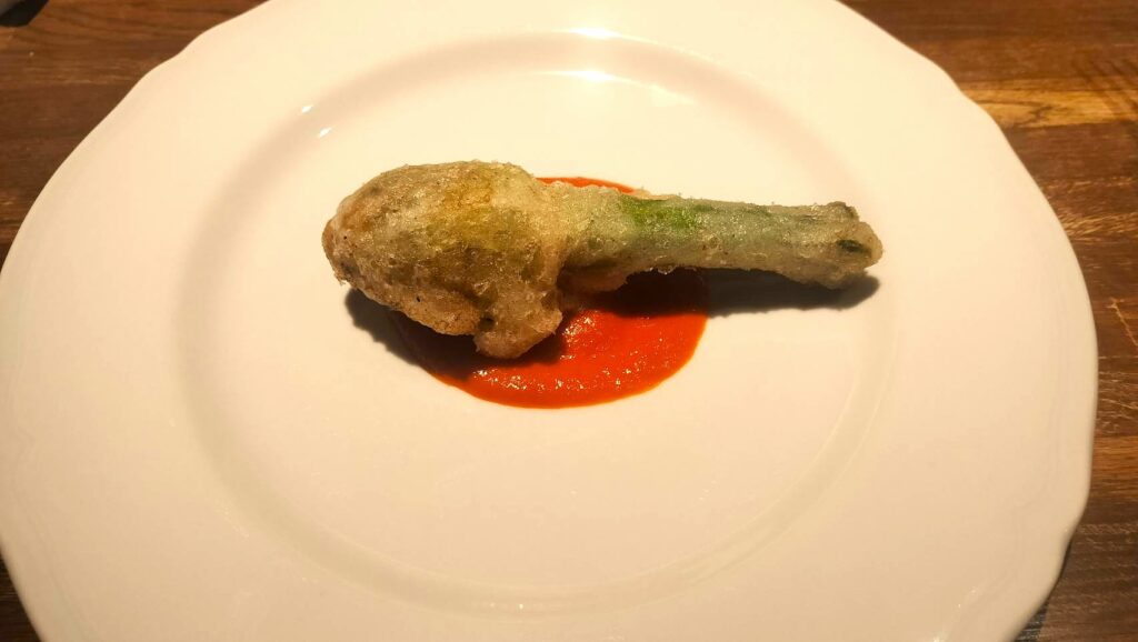 花ズッキーニのフリートス