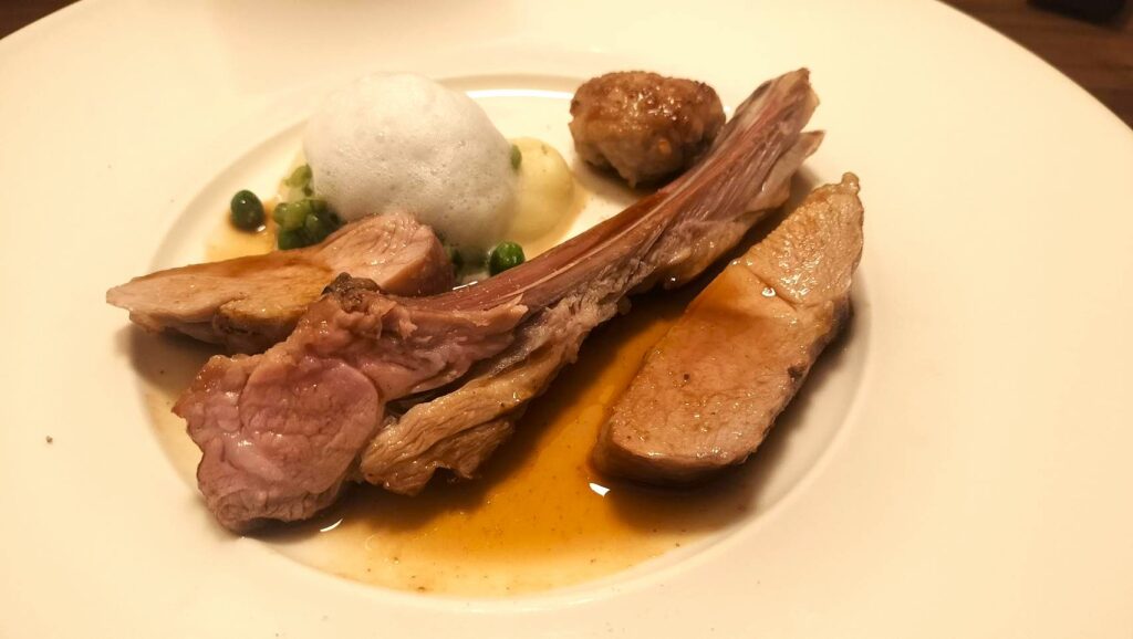 55日のミルクラムの薪焼き