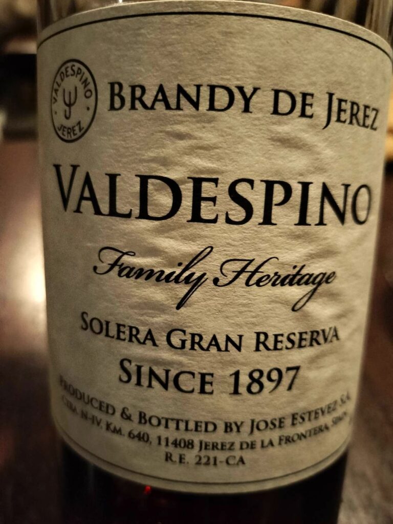 札幌テズのデザートと合わせたブランデー