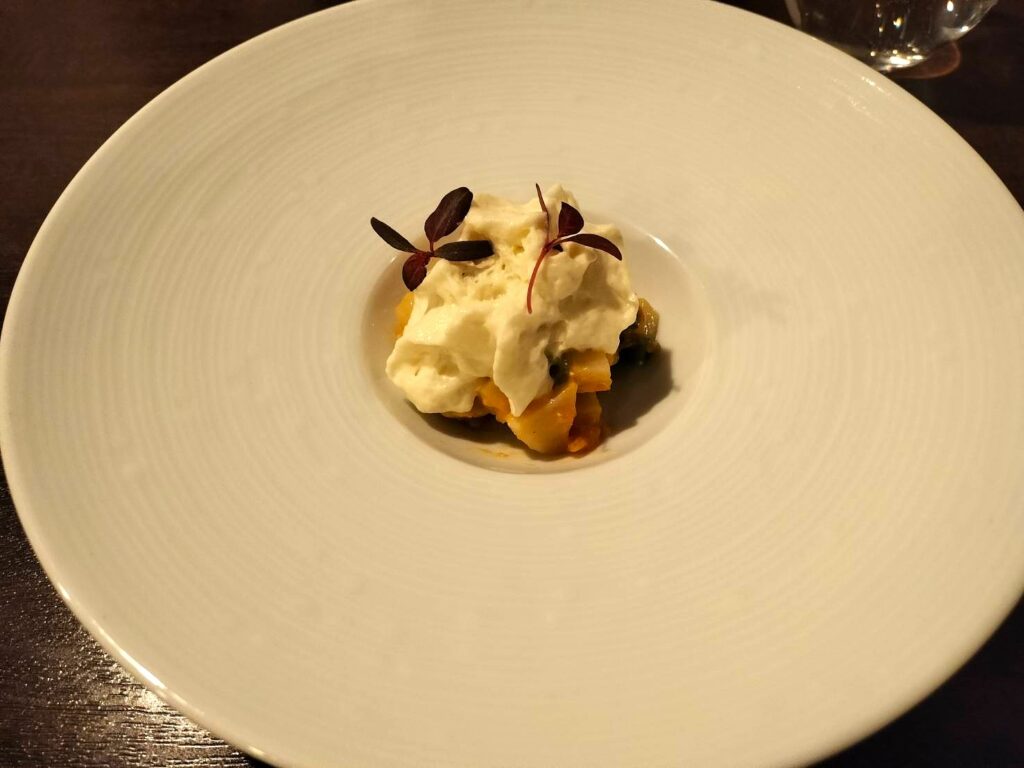 帆立貝と根セロリ