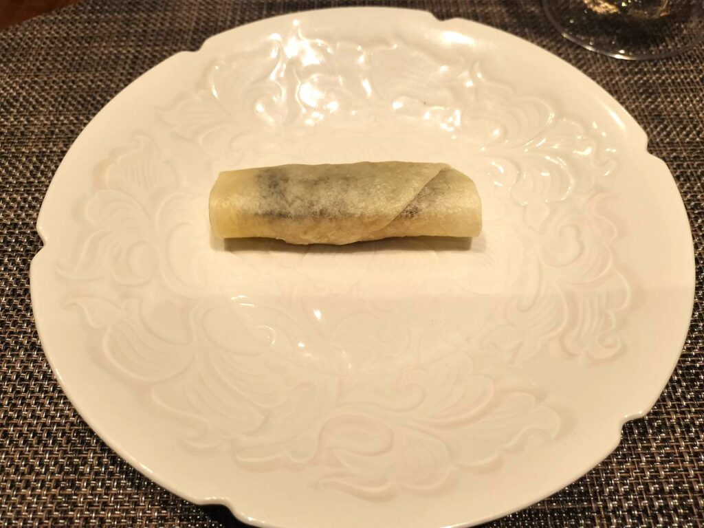 Series(シリーズ)菜の花 帆立 春巻き & 窯焼き北京ダック