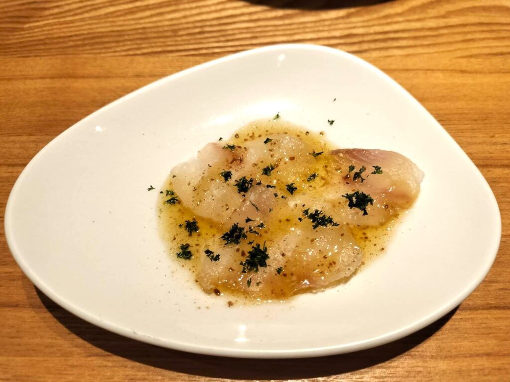 ヒラメのカルパッチョ