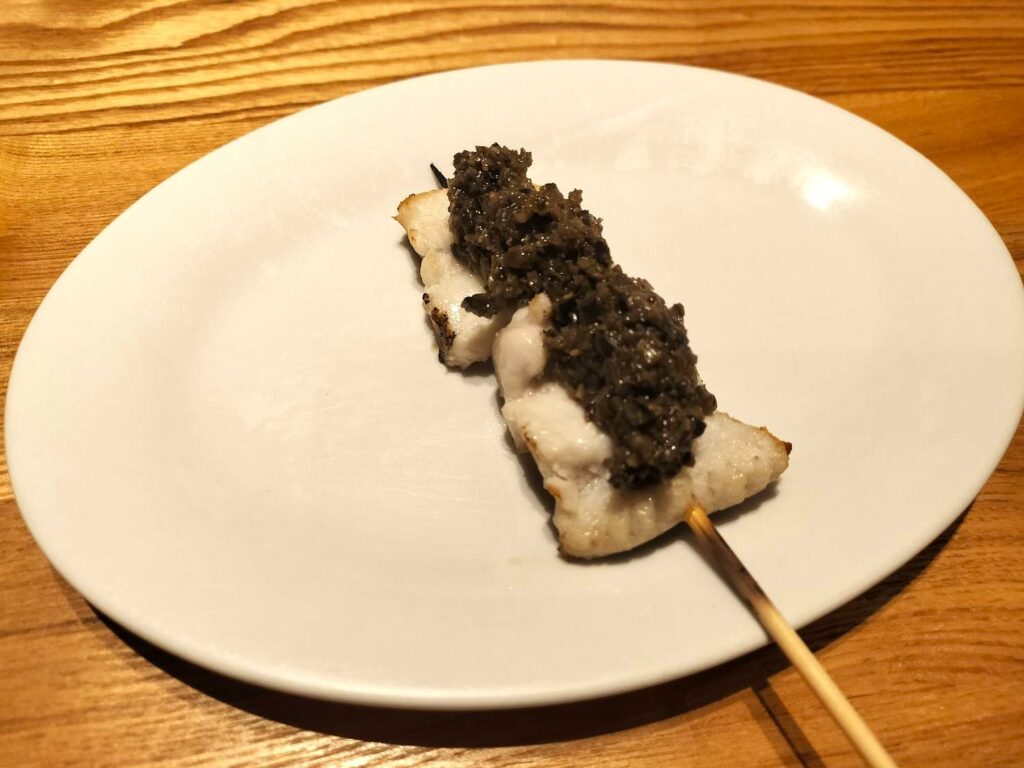 穴子の白焼き タプナードソース