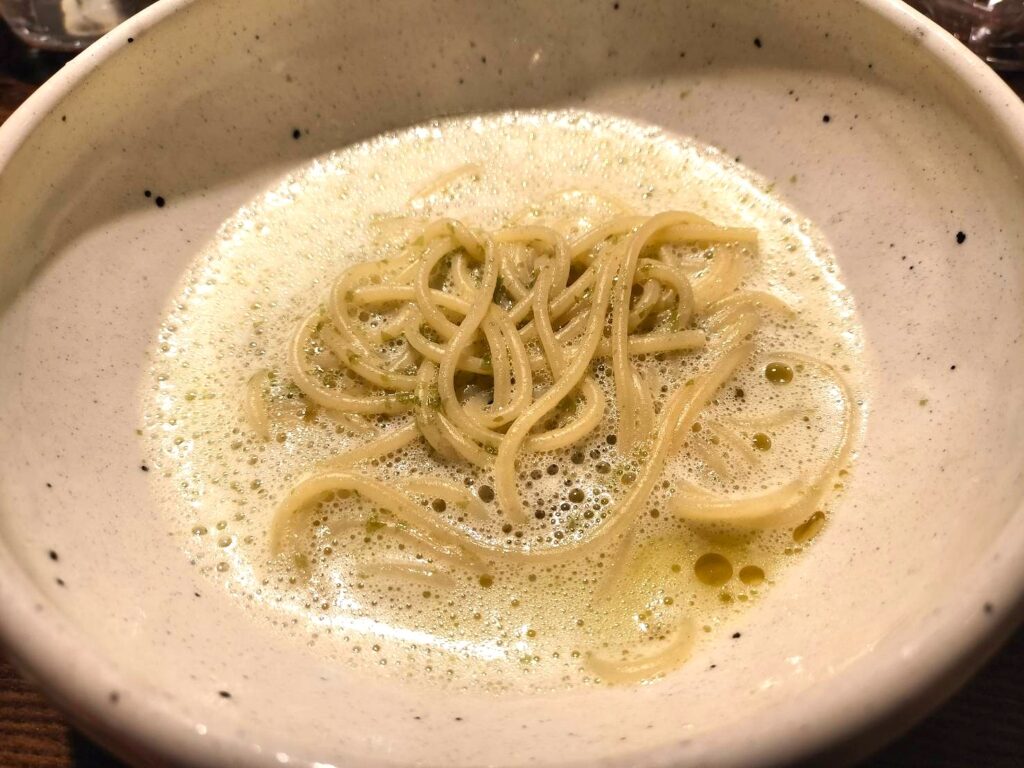 〆：出汁スパゲティ