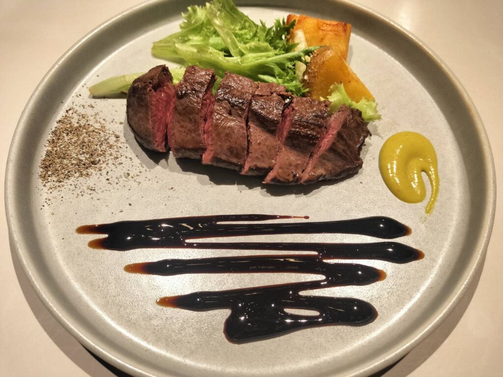 蝦夷鹿のグリル